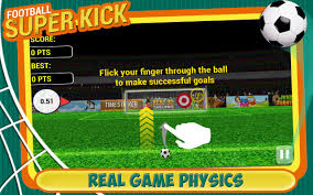 Finger soccer Football kick